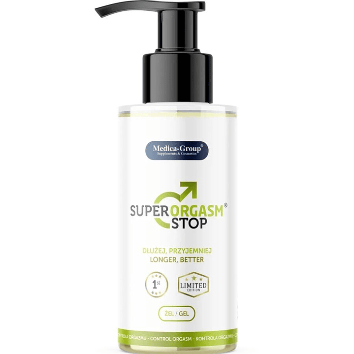 MEDICA GROUP - SUPER ORGASM STOP GEL ÍNTIMO PARA HOMENS 150 ML 1