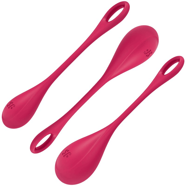 SATISFYER - CONJUNTO DE TREINO YONI POWER 1 VERMELHO 1