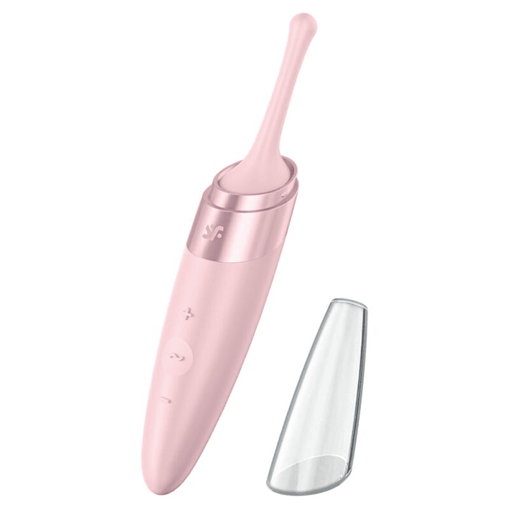 SATISFYER - ESTIMULADOR DE CLITÓRIS TWIRLING DELIGHT ROSA 1