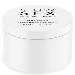 BIJOUX - SLOW SEX VELA DE MASSAGEM CORPORAL 50 G