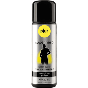 PJUR - LUBRIFICANTE ENERGIZANTE SUPER-HERÓI GINKGO 30 ML
