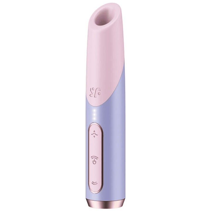 SATISFYER - ESTIMULADOR DE CLITÓRIS BOLD KISS WAVE ROSA / VIOLETA 1