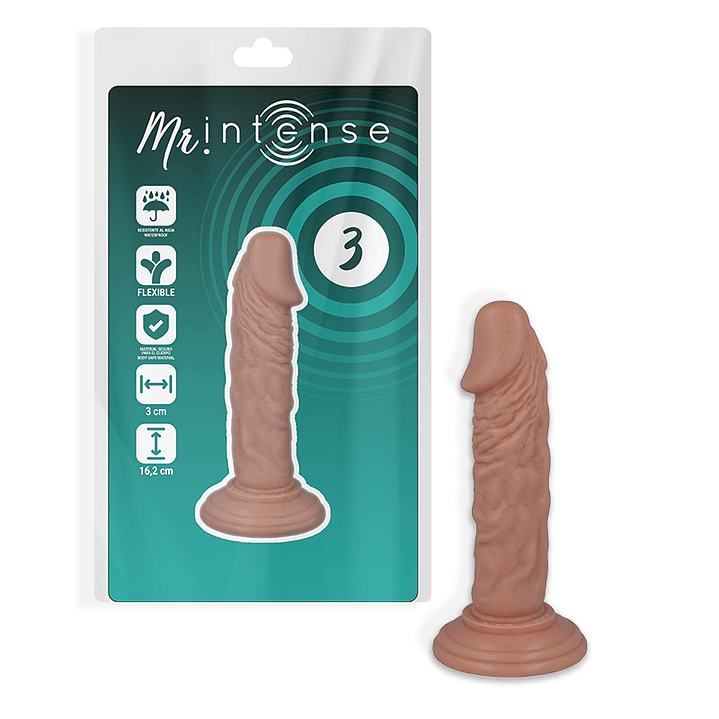 MR INTENSE - 3 REALISTIC PENIS 16.2 CM -O- 3 CM 1