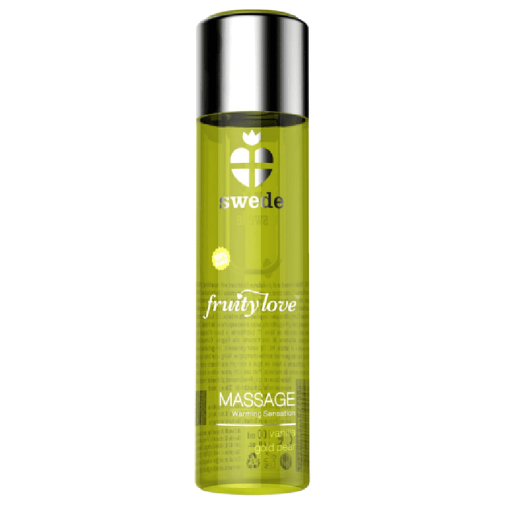 SWEDE - FRUITY LOVE ÓLEO DE MASSAGEM EFEITO DE AQUECIMENTO BAUNILHA E PÊRA DOURADA 120 ML 1