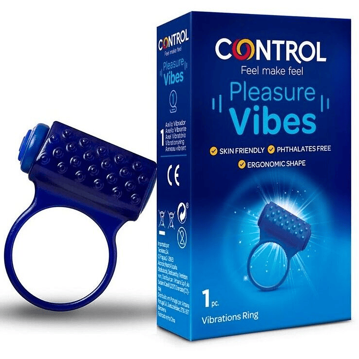 CONTROL - ANEL VIBRATÓRIO PLEASURE VIBES 1