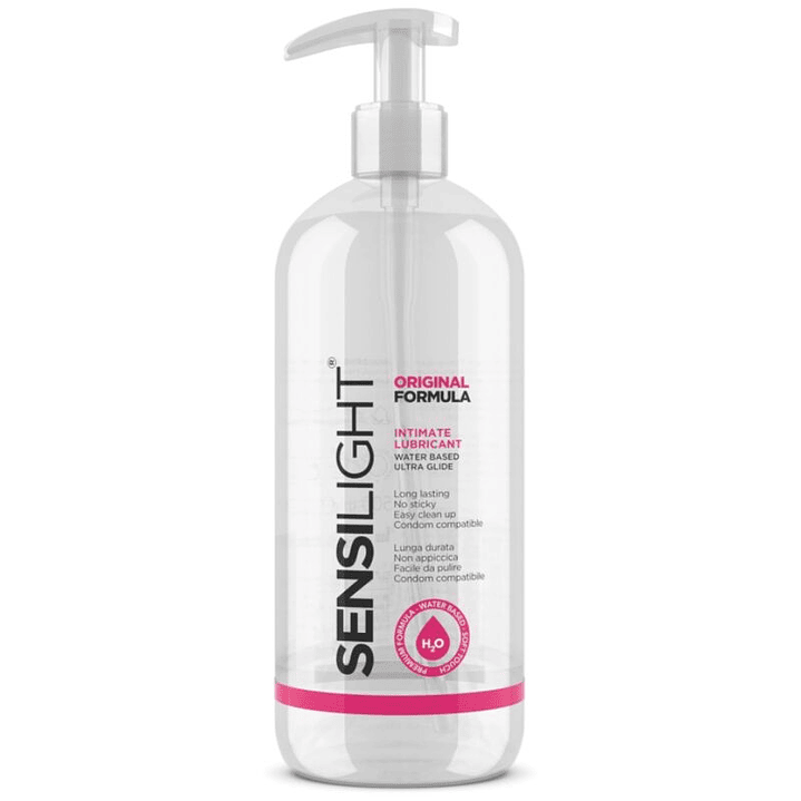 INTIMATELINE - SENSILIGHT FÓRMULA ORIGINAL LUBRIFICANTE  BASE DE GUA 500 ML 1