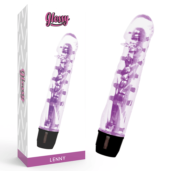 GLOSSY - VIBRADOR LENNY ROXO 1