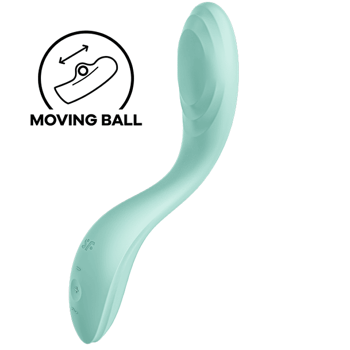 SATISFYER - VIBRADOR RRROLLING PLEASURE GSPOT VERDE 1