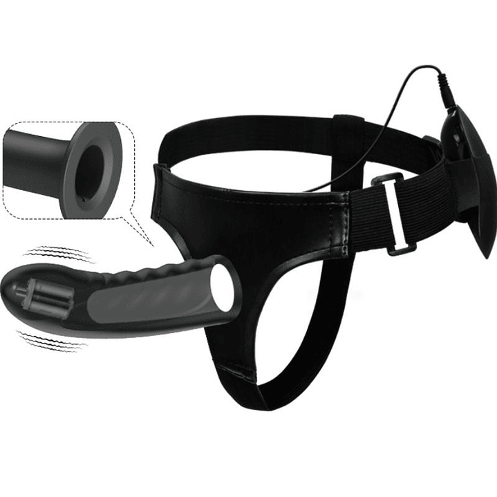 PRETTY LOVE - MARVIN STRAP ON COM VIBRAO E DILDO OCO 1