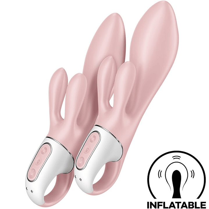 SATISFYER - AIR PUMP BUNNY 3 VIBRADOR DE COELHO INFLÁVEL ROSA 1