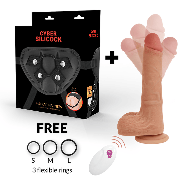 CYBER SILICOCK - STRAP-ON MR RICK CONTROLE REMOTO 1