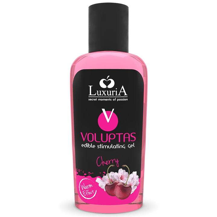 INTIMATELINE LUXURIA - VOLUPTAS GEL DE MASSAGEM COMESTÍVEL EFEITO AQUECEDOR - CEREJA 100 ML 1