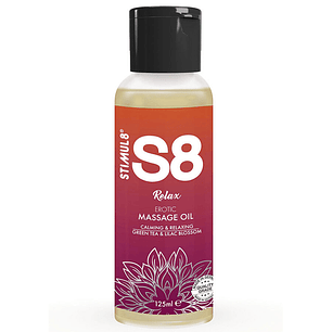 STIMUL8 - S8 RELAX ÓLEO DE MASSAGEM DE CHÁ VERDE 125 ML