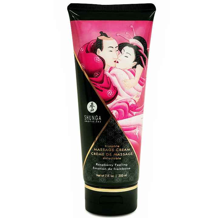 SHUNGA - CREME DE MASSAGEM FRAMBOESA 200 ML 1