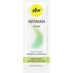 PJUR - WOMAN ALOE LUBRIFICANTE  BASE DE GUA 2 ML