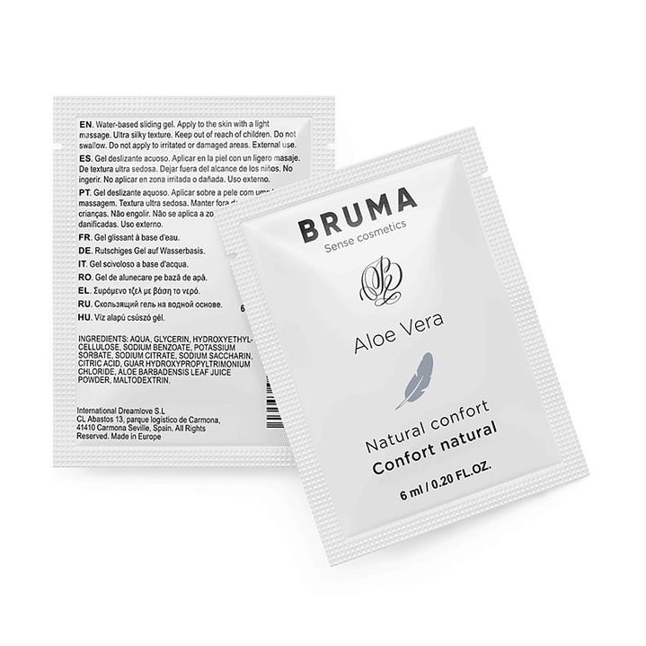 BRUMA - GEL DESLIZANTE DE ALOE VERA NATURAL CONFORT 6 ML 1