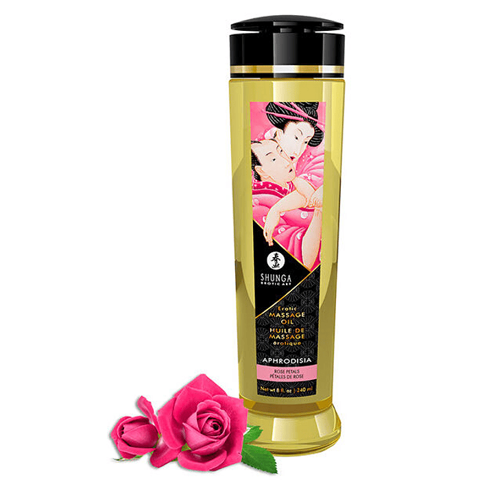 SHUNGA - ÓLEO DE MASSAGEM ERÓTICA AFRODISIA 240 ML 1