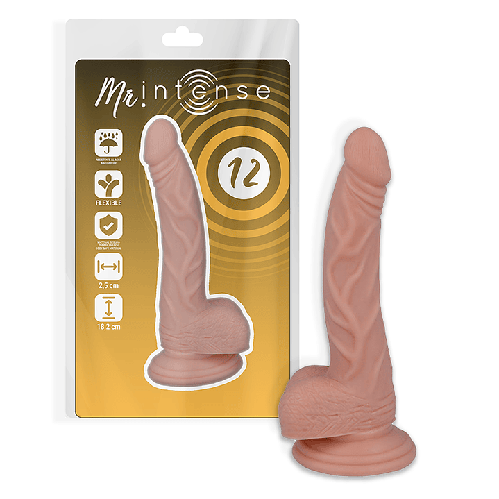 MR INTENSE - 12 REALISTIC PENIS 18.2 CM -O- 2.5 CM 1