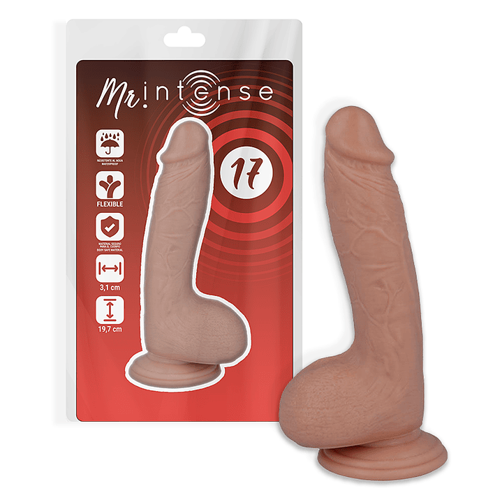 MR INTENSE - 17 PÊNIS REALÍSTICO 19.7 CM -O- 4.1 CM 1