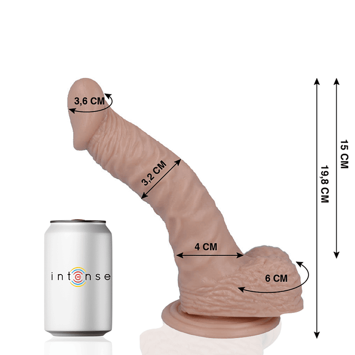 MR INTENSE - 18 REALISTIC PENIS 19.8 CM -O- 3.2 CM 1