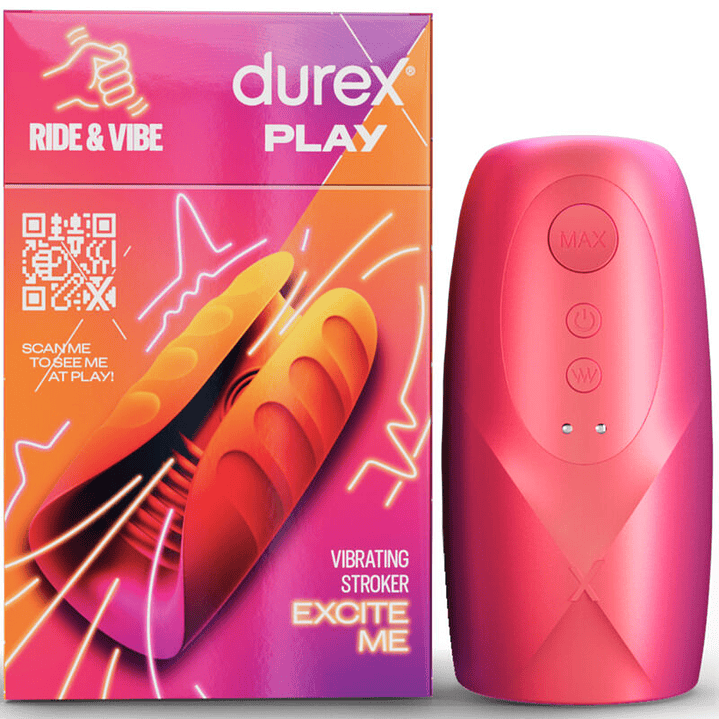 MASTURBADOR VIBRADOR DUREX -TOY RIDE & VIBE 1