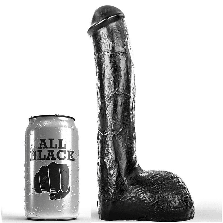 ALL BLACK - PENE REALISTA ANAL 23 CM 1