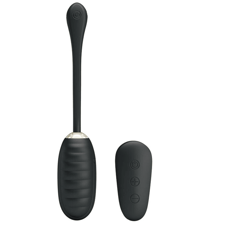 PRETTY LOVE - DOREEN LUXURY RECARREGÁVEL VIBRADOR OVO PRETO CONTROLE REMOTO 1