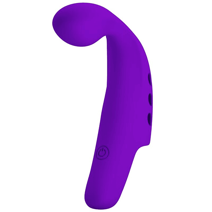 PRETTY LOVE - VIBRADOR DE DEDO RECARREGVEL GORGON ROXO 1