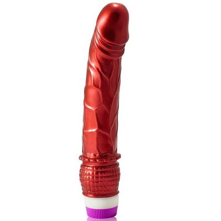 BAILE - VIBRADOR VERMELHO REALISTA 23 CM 1