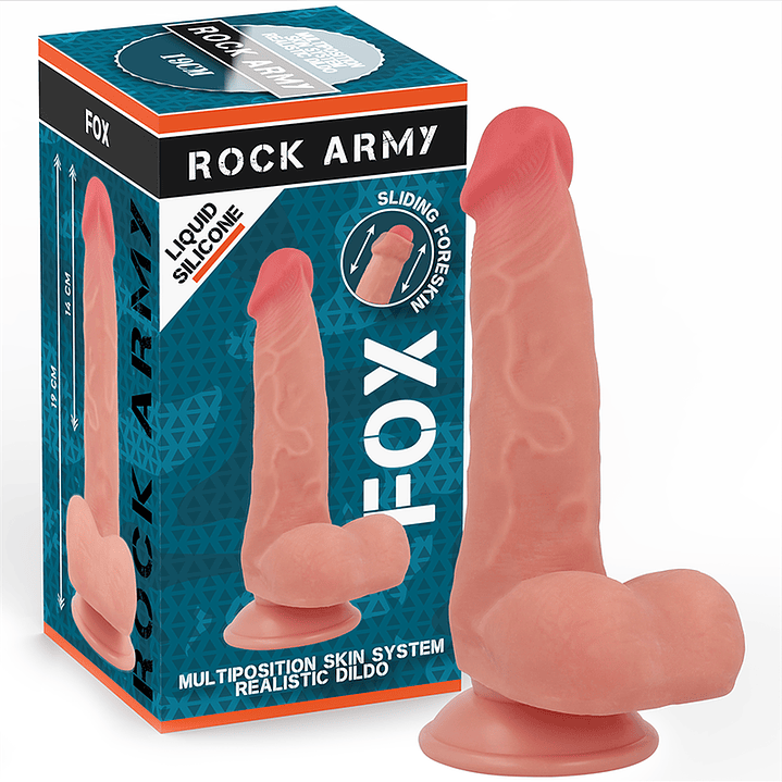 ROCKARMY - SILICONE LÍQUIDO FOX 19 CM -O- 3,2 CM 1