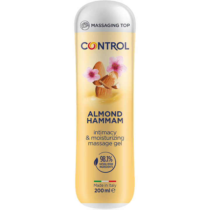 CONTROL - GEL DE MASSAGEM HAMMAM DE AMÊNDOA 3 EM 1 200 ML 1