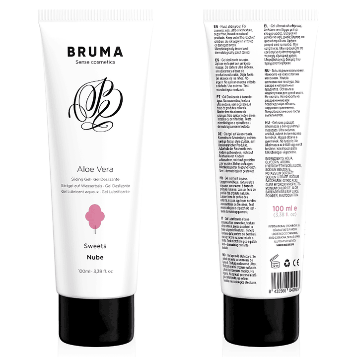 BRUMA - GEL DESLIZANTE DE ALOE VERA SABOR DOCES 100 ML 1