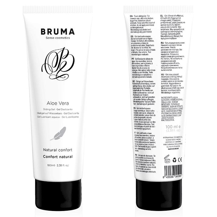 BRUMA - GEL DESLIZANTE DE ALOE VERA NATURAL CONFORT 100 ML 1