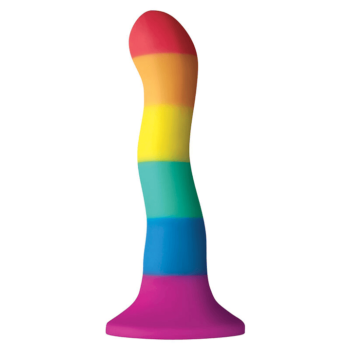 ORGULHO - BANDEIRA LGBT ONDA DILDO 17 CM 1