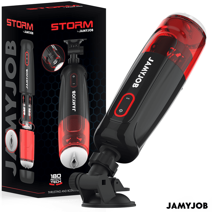 JAMYJOB - STORM MASTURBADOR AUTOMÁTICO DE VAGINA 10 MODOS DE ROTAÇÃO E IMPULSO 1