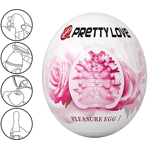 PRETTY LOVE - MASTURBADOR MASCULINO ROSA OVO