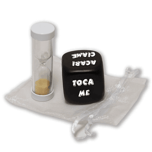 DIABLO PICANTE - JOGO DE DADOS DE AO COM AMPULHETA