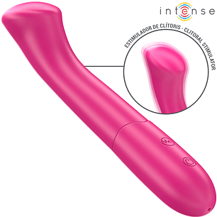 INTENSE - PATY VIBRADOR 19 CM FLEXÍVEL 10 VIBRAÇÕES MODELO 2 ROSA