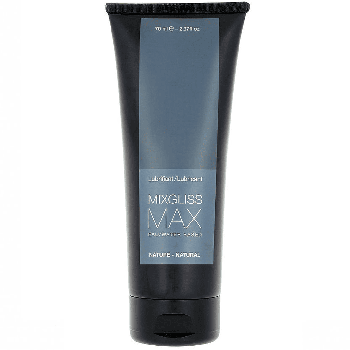 MIXGLISS - LUBRIFICANTE ANAL BASE DE GUA MAX NATURAL 70 ML 1