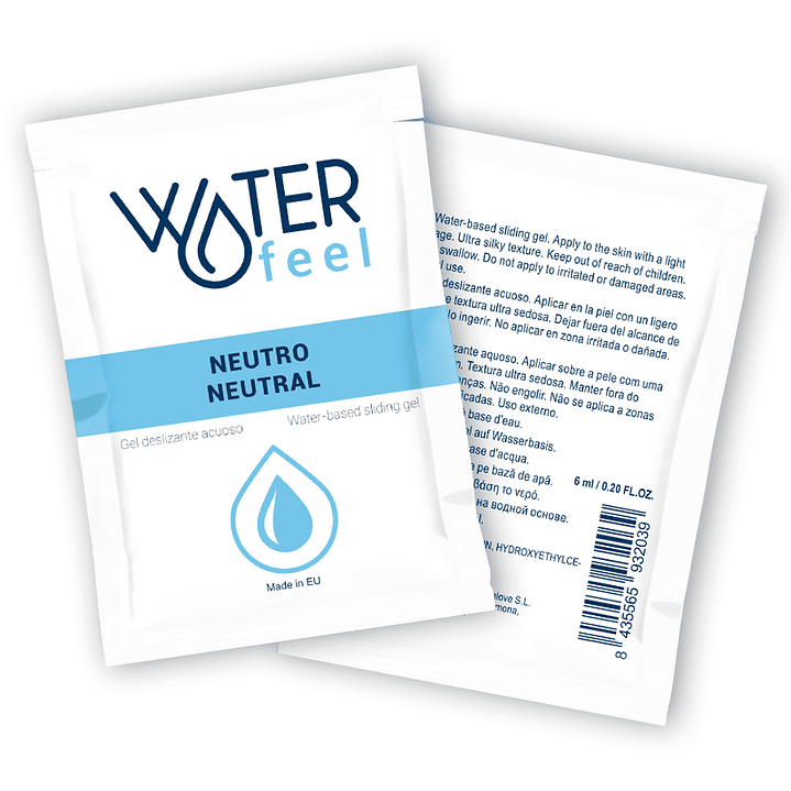 WATERFEEL - GEL DESLIZANTE NEUTRO  BASE DE GUA 6 ML 1