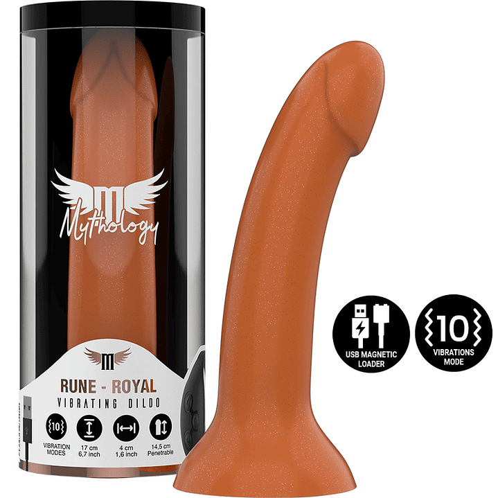 MYTHOLOGY - RUNE ROYAL DILDO M - VIBRADOR WATCHME TECNOLOGIA SEM FIO COMPATÍVEL 1