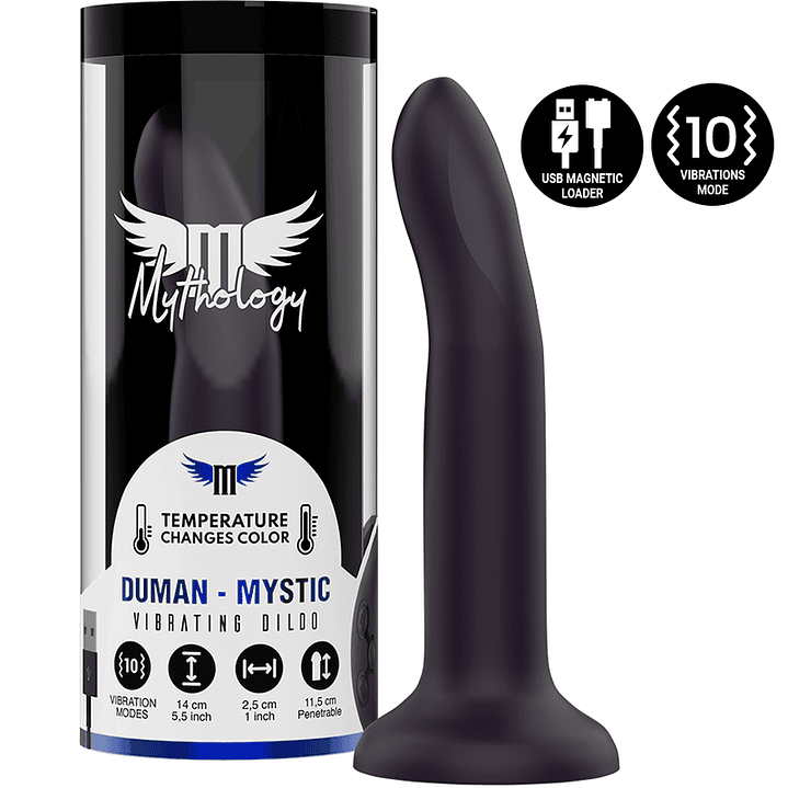 MYTHOLOGY DUMAN MYSTIC DILDO S - VIBRADOR WATCHME TECNOLOGIA SEM FIO COMPATÍVEL 1