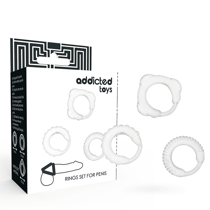 ADDICTED TOYS - C-RING SET CLARO 1