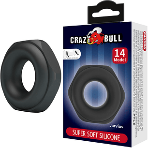 CRAZY BULL - ANEL DE SILICONE JARVIUS MODELO 14