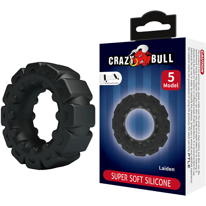 CRAZY BULL - ANEL DE SILICONE LAIDEN MODELO 5 1