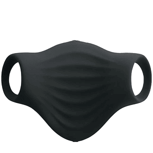 ROCKS-OFF - MASTURBADOR VIBRADOR FLEXÍVEL PALM BLACK