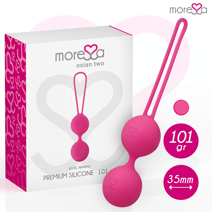 MORESSA - OSIAN DOIS SILICONE PREMIUM ROSA 1