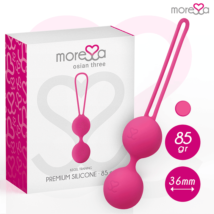 MORESSA - OSIAN TRÊS SILICONE PREMIUM ROSA 1