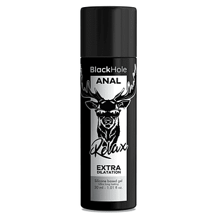 BLACK HOLE - GEL BASE DE SILICONE DILATAÇÃO ANAL 30 ML