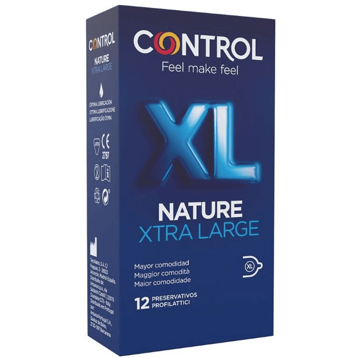 CONTROL - ADAPTA NATURE XL CONDOMS 12 UNITS 1